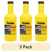(3 pack) Prestone Power Steering Fluid Plus Stop Leak, 12 oz
