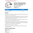 thumbnail image 2 of Electronic Throttle Body Actuator Connector - Compatible with 2006 - 2015 IS250 2.5L V6 2007 2008 2009 2010 2011 2012 2013 2014, 2 of 2