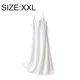 thumbnail image 2 of Laklulu Vestido De Fiesta De Invitados De Boda De Satén con Tirantes Finos Sin Mangas para Mujer Vestidos Formales De Noche De Cóctel,Blanco,XXL, 2 of 5