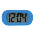 thumbnail image 2 of Fácil configuración Fácil lectura Funda protectora de silicona Pantalla LCD digital silenciosa Números en negrita de noche Reloj despertador Azul Macarena Despertadores de silicona, 2 of 8