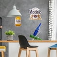 thumbnail image 6 of American Art Decor Distressed Modelo Cerveza Beer Embossed Shaped Metal Sign - 15.4" x 15.75", 6 of 6
