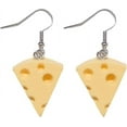 thumbnail image 6 of Lovely Resin Fruit Earrings, Cute Banana Strawberry Honey Peach Watermelon Avocado Imitation Food Dangle Earrings, 6 of 10