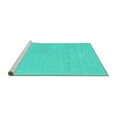 thumbnail image 2 of Ahgly Company Machine Washable Indoor Rectangle Abstract Turquoise Blue Contemporary Area Rugs, 5' x 8', 2 of 4
