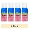(4 pack) ReliOn Glucose Shot, Mixed Berry, 2 fl oz.; 15g of Fast-Acting Carbohydrates per Bottle.