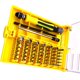 thumbnail image 3 of Juego de destornilladores manuales, 45 en 1 Kit de puntas de destornillador con aislamiento de punta magnética para reparación de electrónica, 3 of 8