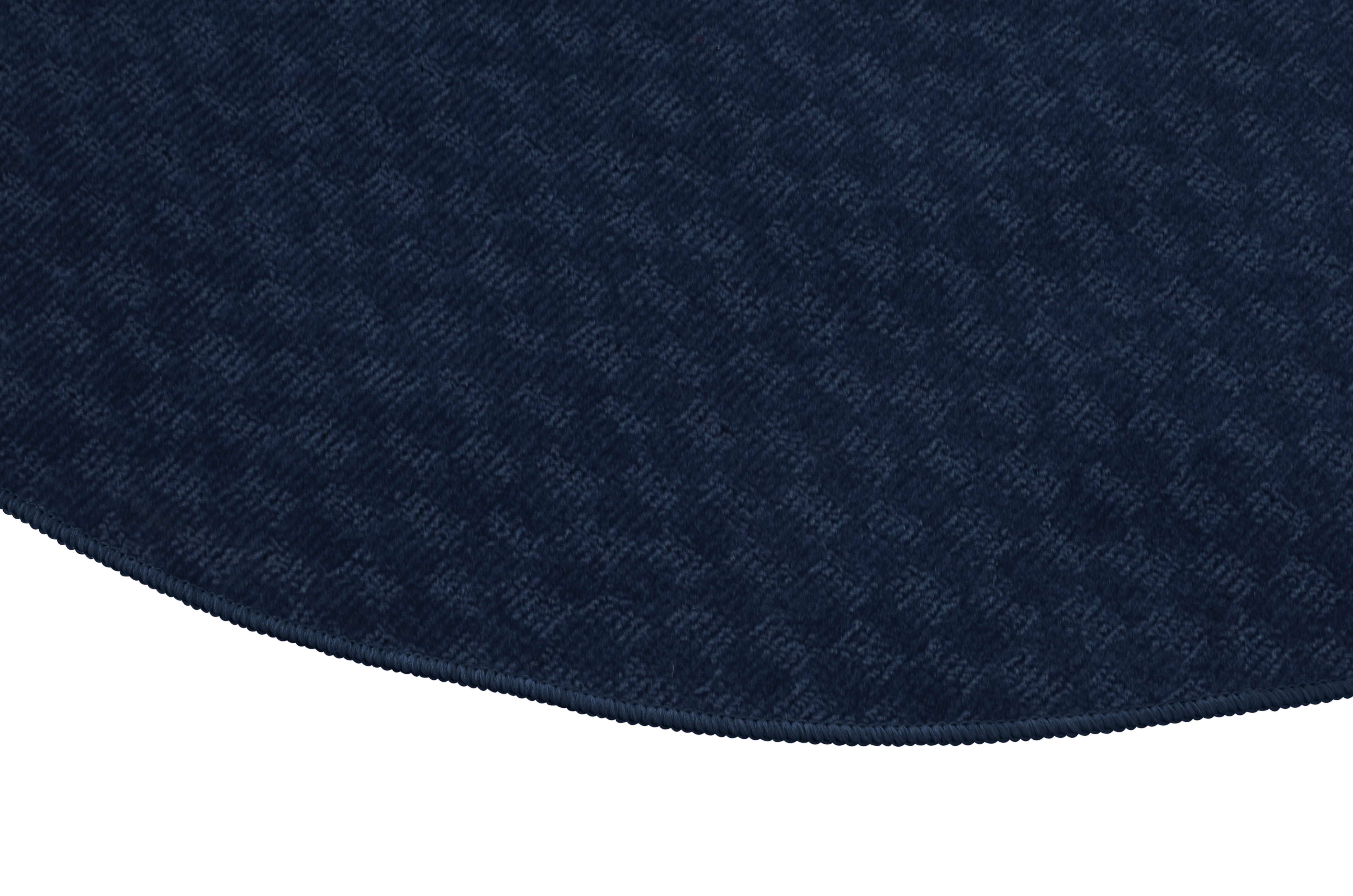 Garland Rug Medallion Navy Round Indoor Area Rug, 5' x 5'