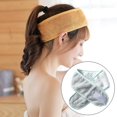thumbnail image 4 of Sweat Headband Head Wrap Hair Towel Wrap Non-slip Stretchable Washable Makeup Headband For Face, 4 of 4