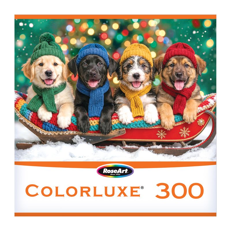 Colorluxe 300pc holiday puppies