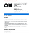 thumbnail image 2 of Front To Frame Sway Bar Bushing Kit - Compatible with 1987 - 1995 Jeep Wrangler 1988 1989 1990 1991 1992 1993 1994, 2 of 2