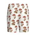 thumbnail image 2 of Haiem Mushroom Men's Pajama Short with Soft Woven Cotton Elastic Waistband Sleep Short-Medium, 2 of 9