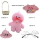 thumbnail image 5 of Juguete De Peluche De Pato Rosa, Juguete De Peluche Suave, Regalos De Animales Para Niños, Niñas Y Niños seitruly FN007787-02, 5 of 6
