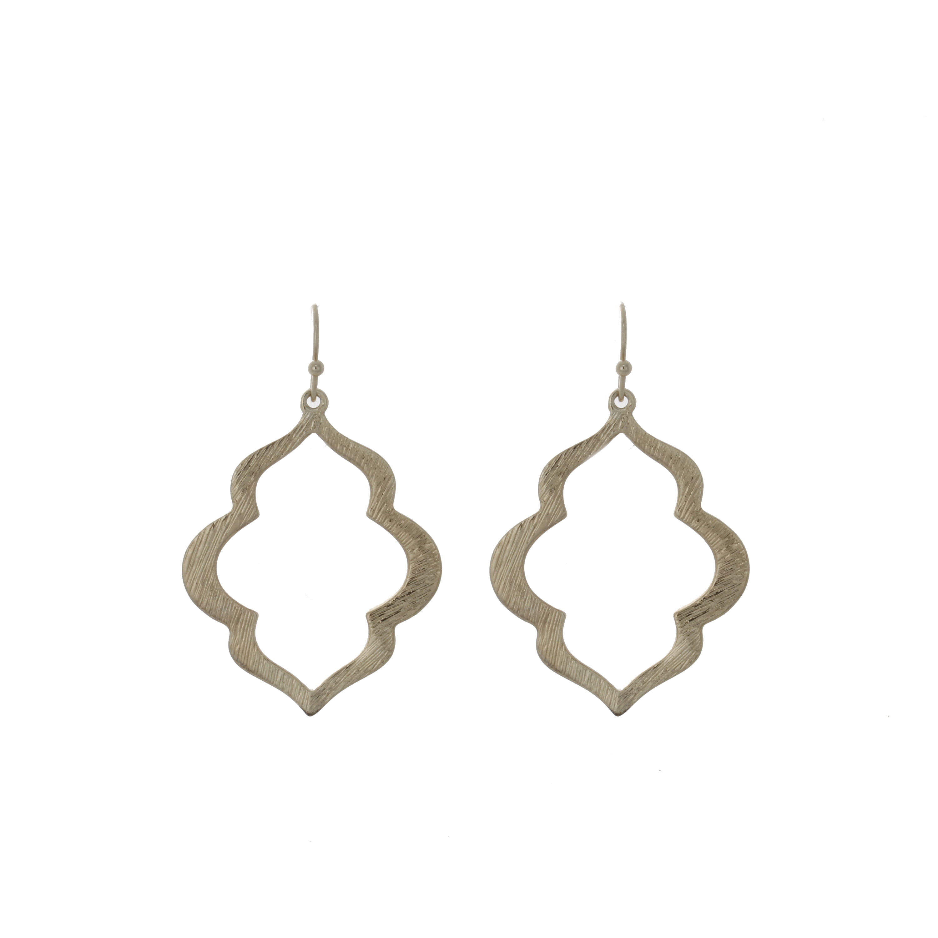 Geometric Open Drop Earring