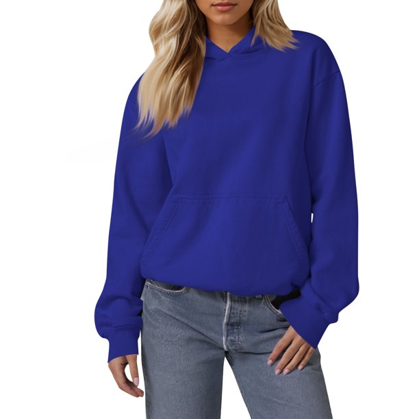 Women's Casual Red Hoodie Soft, Comfortable, and Stylish Pullover Sweatshirt with Kangaroo Pocket