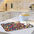 thumbnail image 6 of Yayeee Dish Drying Mat for Kitchen Counter 18"x24" Microfiber Absorbent Pad, Small Colorful Flower, 6 of 7