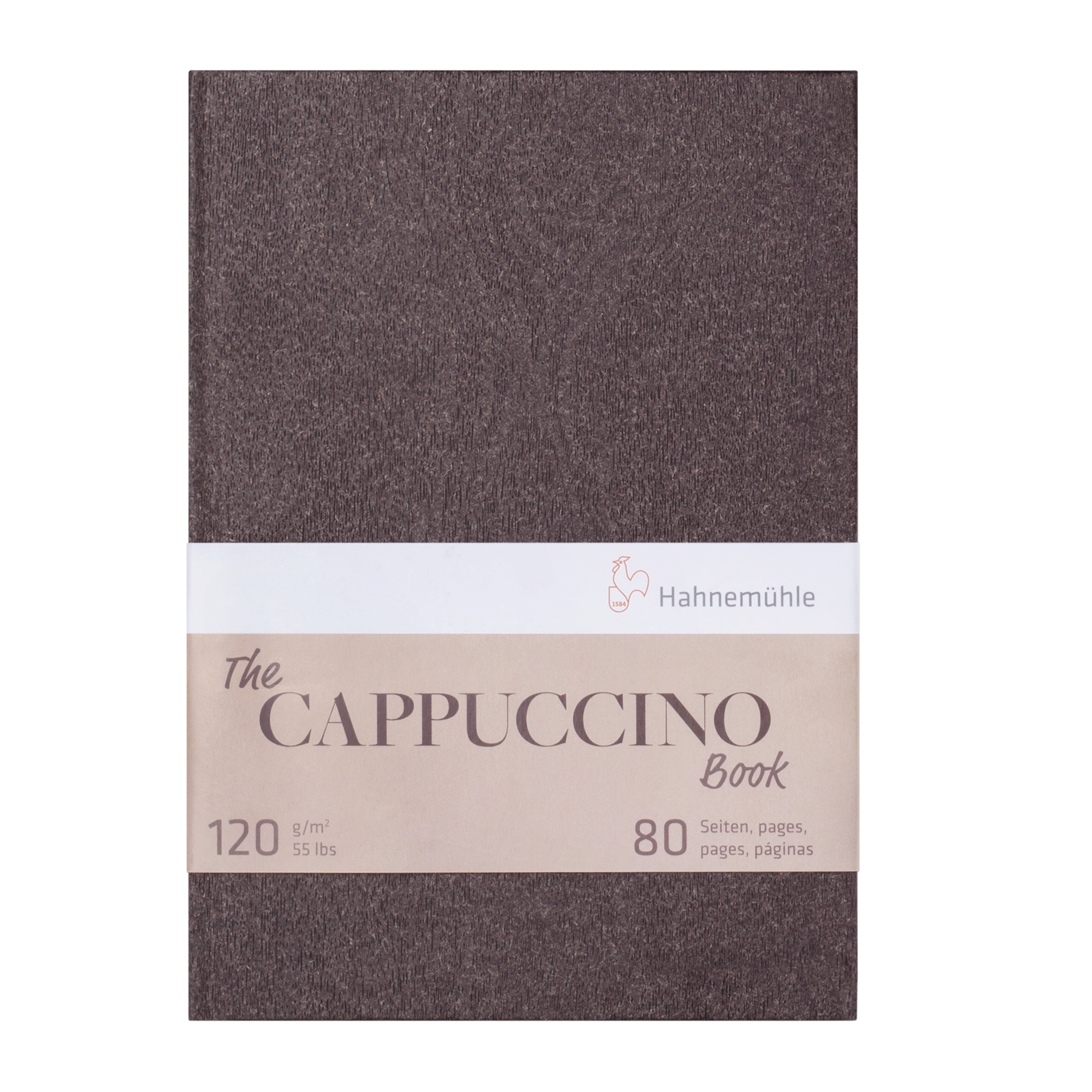 Hahnemuehle The Cappuccino Book Sketchbook, 40 Sheets, 8.2' x 5.8'