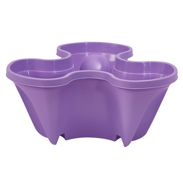 PP Three-dimensional Three-petal Flowerpot Cultivation Pot Portable PP Stackable Multi-layered DIY Strawberry Planter