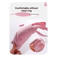 thumbnail image 7 of Gymayou Women Plus Size Cotton Front Button Wireless Bra Floral Thin Cup Wide Vest Straps Breathable Comfort Lingerie For Middle-Aged Elderly Purple 44, 7 of 7
