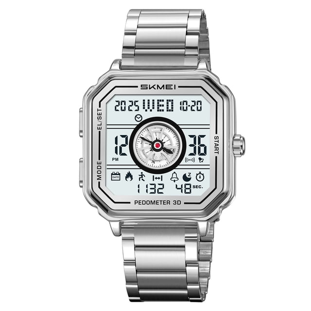 Réveil Numérique à Grand Affichage Montre de Sport d'Extérieur pour Homme avec Cadran Lumineux, Étanche pour la Natation la Course la Randonnée, Montre Numérique Étanche Multifonction pour le Camping