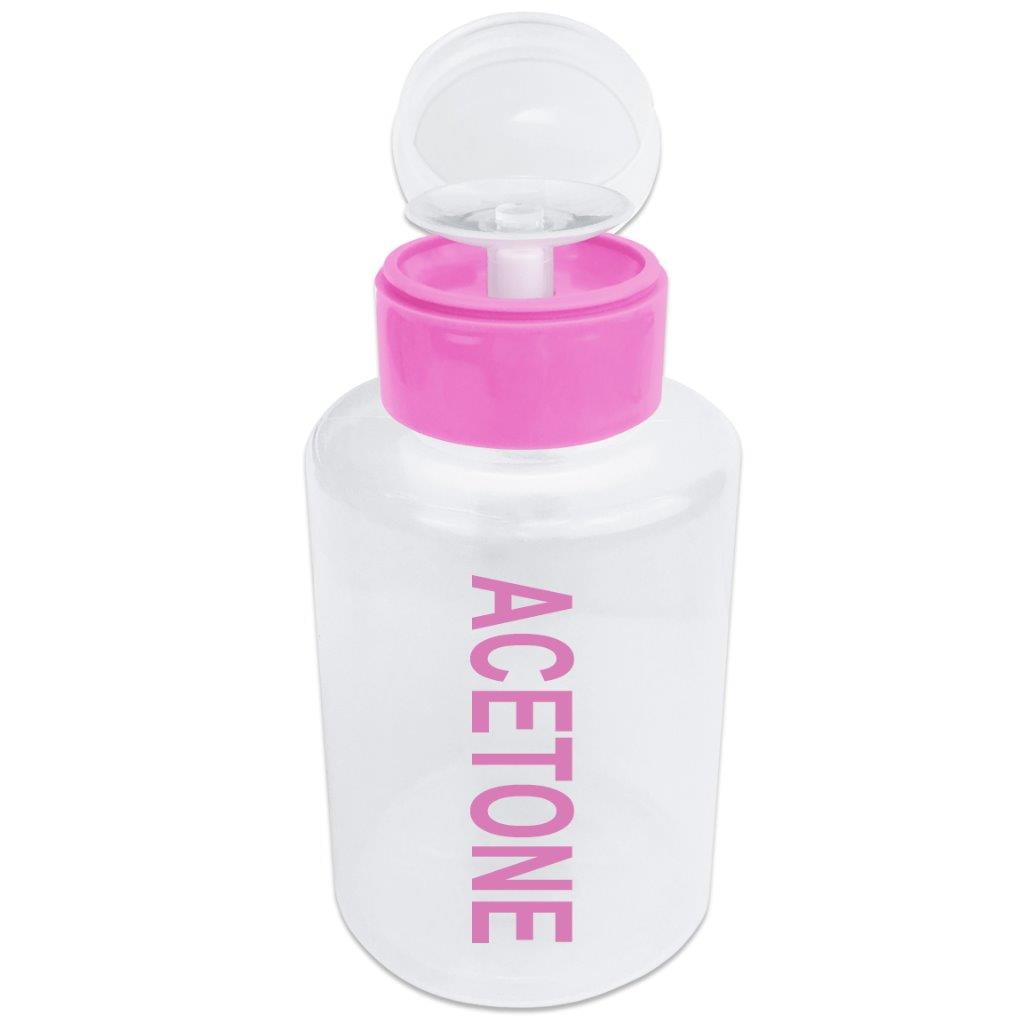 High Quality 12oz Acetone Pump Dispenser Pink