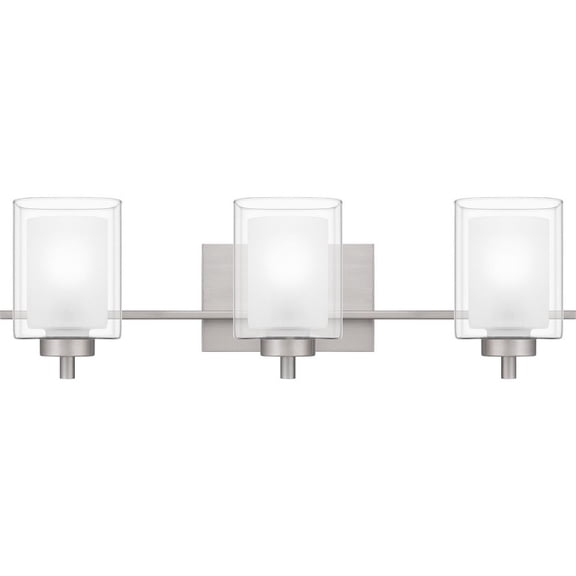 Quoizel Kolt 3-Light Brushed Nickel Vanity Light