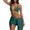 Dark Green, variant on Womens 3 Piece Bikini Swimsuit Set Bathing Suits for Women with Tie Up Skirt Cover Up High Waisted Swimwear Beach Vacation Outfit Summer Pool Party