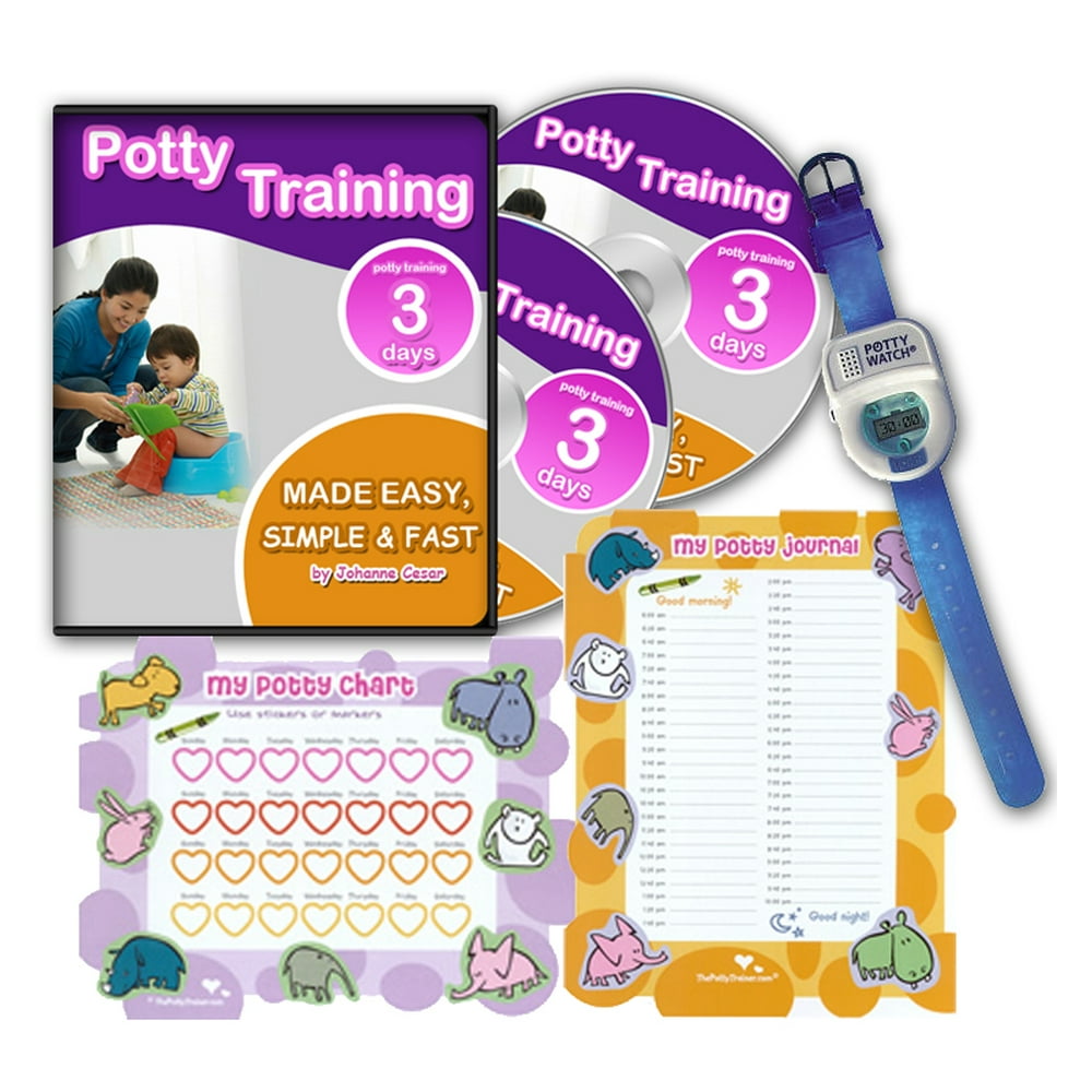 Potty Training In 3 Days For boys. Includes CD Training, Potty Charts