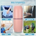 thumbnail image 6 of Unique Bargains Toothbrush Travel Case Plastic Lightweight Toothbrush Travel Case Traveling for Travel Pink, 6 of 6
