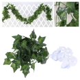 thumbnail image 2 of 2M Flexible Jungle Vines with Artificial Leaves for Reptile Habitat Decor Suitable for Lizard Frogs Snakes and More Includes Suckers, 2 of 3