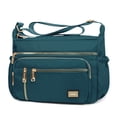 thumbnail image 1 of Bandolera NPBAG para mujer, de nailon impermeable, azul turquesa, 1 of 7