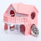 thumbnail image 3 of Billuyoard Amplio espacio, exquisita casa artesanal para hámster, casa para mascotas pequeñas, casa para mascotas pequeñas, casa para mascotas Hábitats y jaulas para animales pequeños Rosa, 3 of 6