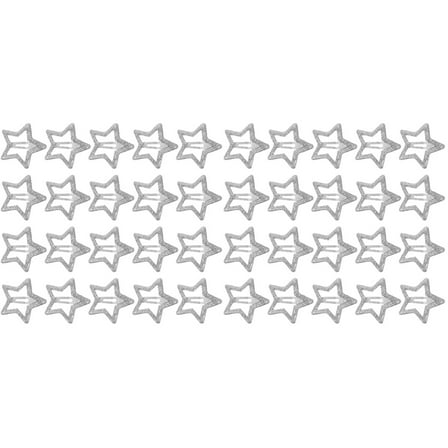 MLINS 40 pcs Snap Hair Clips Star Hair Clips Cute Hair Clips Hair Barrettes Women Hair Accessories