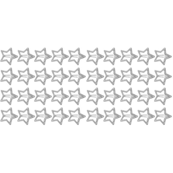 MLINS 40 pcs Snap Hair Clips Star Hair Clips Cute Hair Clips Hair Barrettes Women Hair Accessories