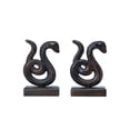 thumbnail image 2 of Handicraftviet - Handmade Carved Wooden Wand Stand - 1 Tiered for Collection (Snake Wand Stand), 2 of 7