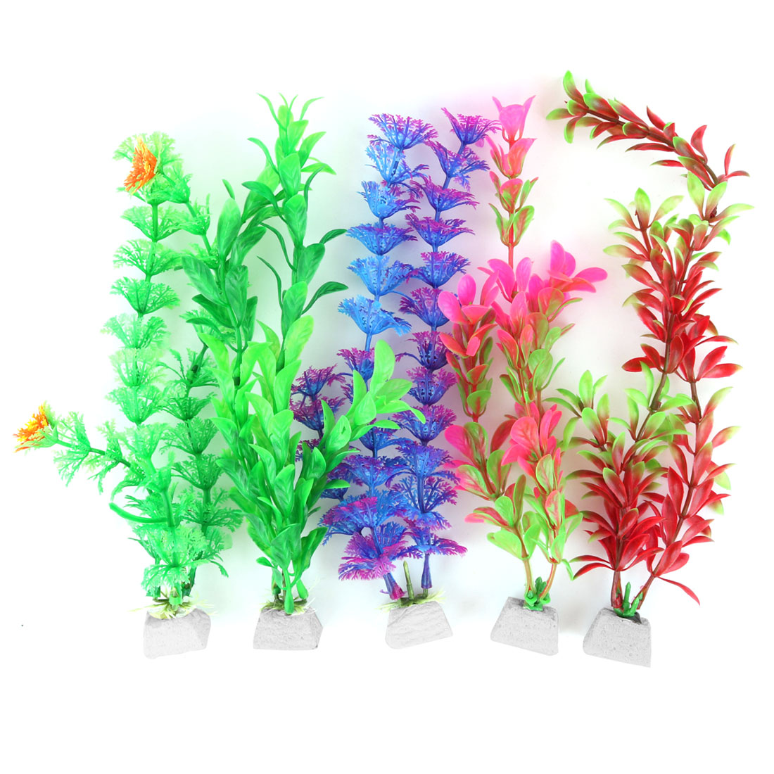 Aquarium Fish Tank Emulation Manmade Aquatic Water Plants Grass Decor 5