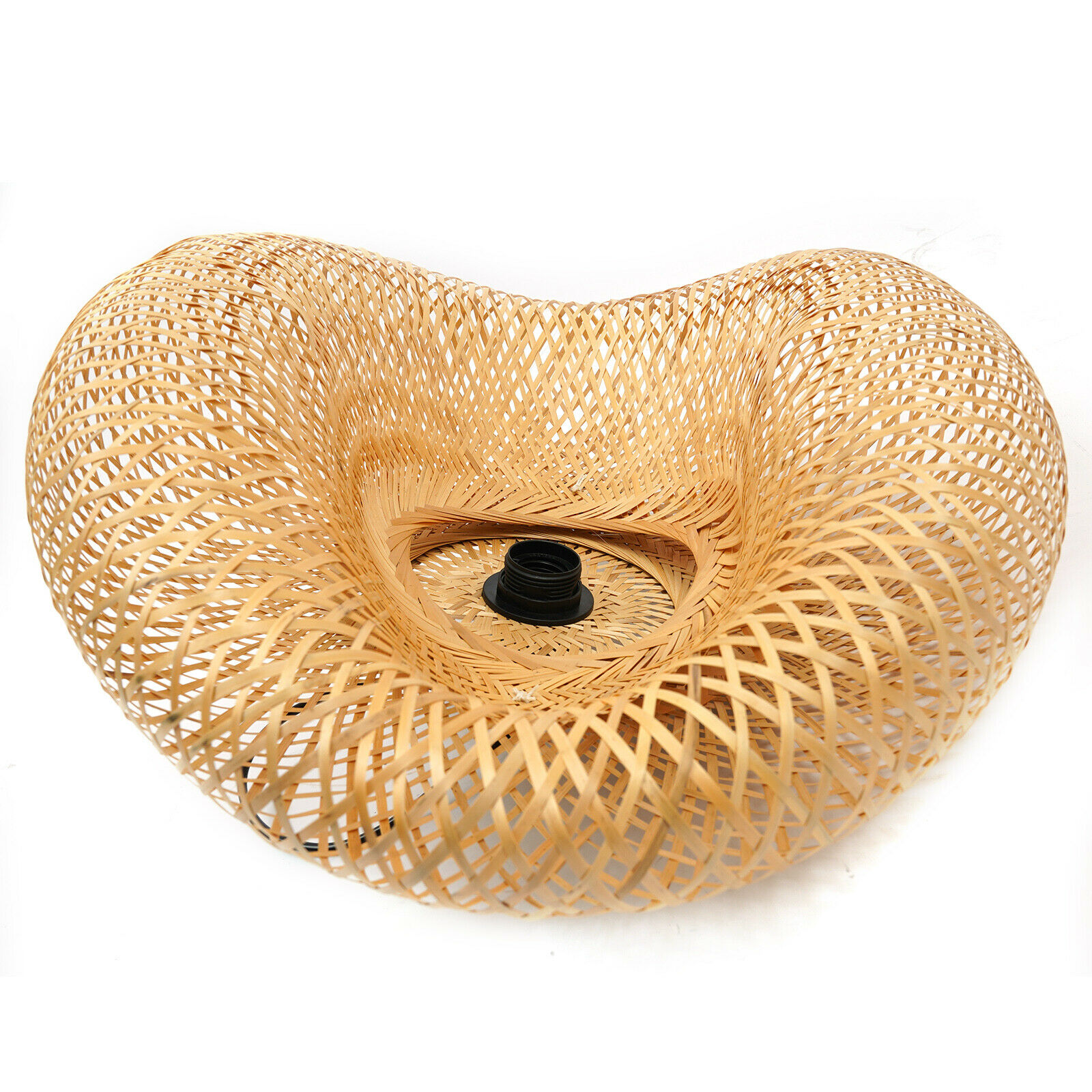 Bamboo Wicker Rattan Shade Pendant Light Fixture Art Asian Hanging Ceiling Lamp 85-260v