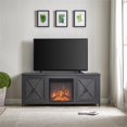 thumbnail image 3 of Henn&Hart 58" Charcoal Gray TV Stand, 3 of 12