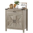 thumbnail image 1 of HOMCOM Sideboard Buffet Cabinet, Farmhouse Kitchen Storage Cabinet w/ Drawer and Shelf for Living Room, Entryway, 1 of 7