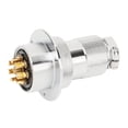thumbnail image 3 of Conector de enchufe de aviación, enchufe de aviación, enchufe de aviación portátil compacto, accesorios eléctricos, rendimiento impulsado, 3 of 8
