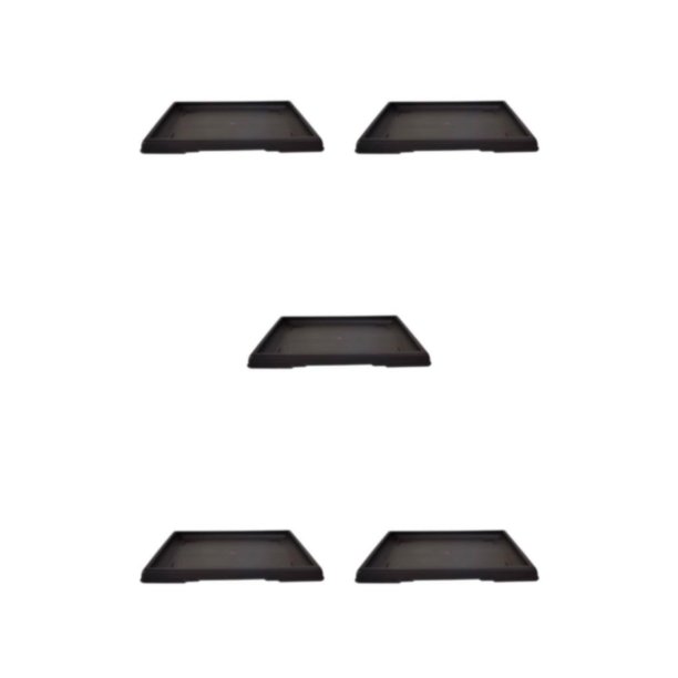 Macetero Innovador y Ecológico Billuyoard Negro para Interiores y Exteriores maceta balcón Bandeja 32.2*22.5*2 cm