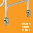 thumbnail image 6 of Medline Aluminum Padded Shower Chair Commode with 4 Locking Casters, 300 lbs. Weight Capacity, 6 of 8