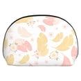 thumbnail image 7 of YFYANG 2 Piece Women's Portable Makeup Bags, Pink Spring Flowers Pattern Clutch Travel Toilet Bags Cosmetic Organizer, 7 of 7