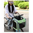 thumbnail image 3 of Portable Bicycle Pet Backpack Carrier | Durable Oxford Cloth, 3-in-1 Design for Dogs & Cats, Zipper Closure, Secure Strap System | Outdoor Travel, Sporty Backpack, Comfortable Pet Transportation, 3 of 5