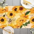thumbnail image 3 of SUNOLIFE Sunflower Table Runner,Yellow Floral Kitchen Dining Table Decoration for Home Party 13 x 90 Inch, 3 of 4