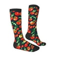 thumbnail image 3 of Haiem Tomatoes Socks, Funny Novelty Crazy Design Cotton Socks Sports Socks Knee High Socks For Men, Women,1Pairs - Gift For Working Friends, 3 of 9