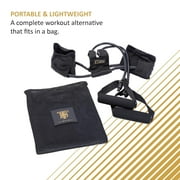 Total Body Band, 20 lbs, Heavy, Charcoal, Full Body Workout Band, Strength & Core Training