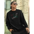 thumbnail image 2 of Japan Tourism Map Illustration Sweatshirt Men -Image by Shutterstock, Male Small, 2 of 4