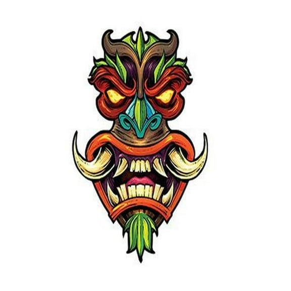 SignMission P-1212 Crazy Tiki Mask 12 in. Novelty Sign - Crazy Tiki Mask