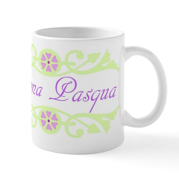 CafePress - Happy Easter IT Mug - 11 oz Ceramic Mug - Novelty Coffee Tea Cup