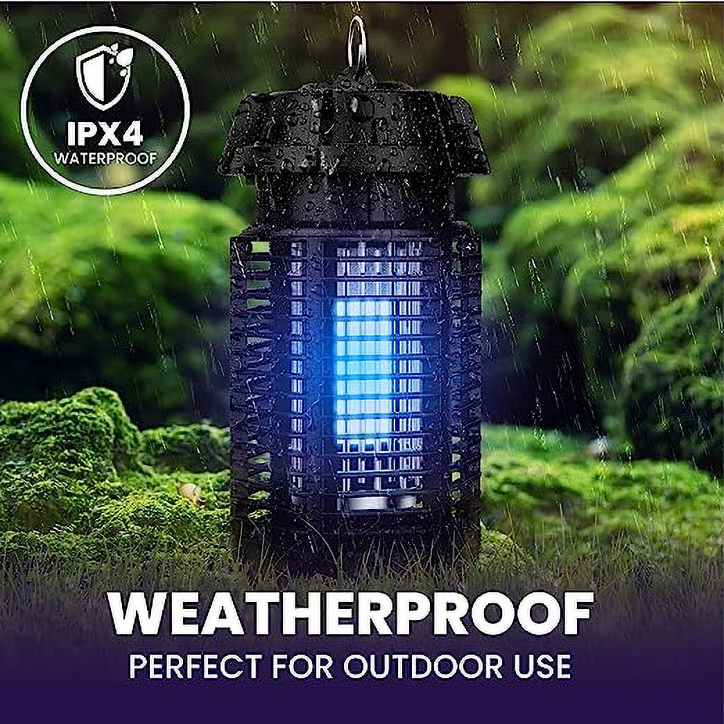 LiBa 4000V Electric Bug Zapper with LED Light, 20W Waterproof photo 7
