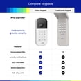 thumbnail image 3 of Teclado de vídeo inteligente para puerta de garaje MyQ con cámara gran angular, 3 of 8